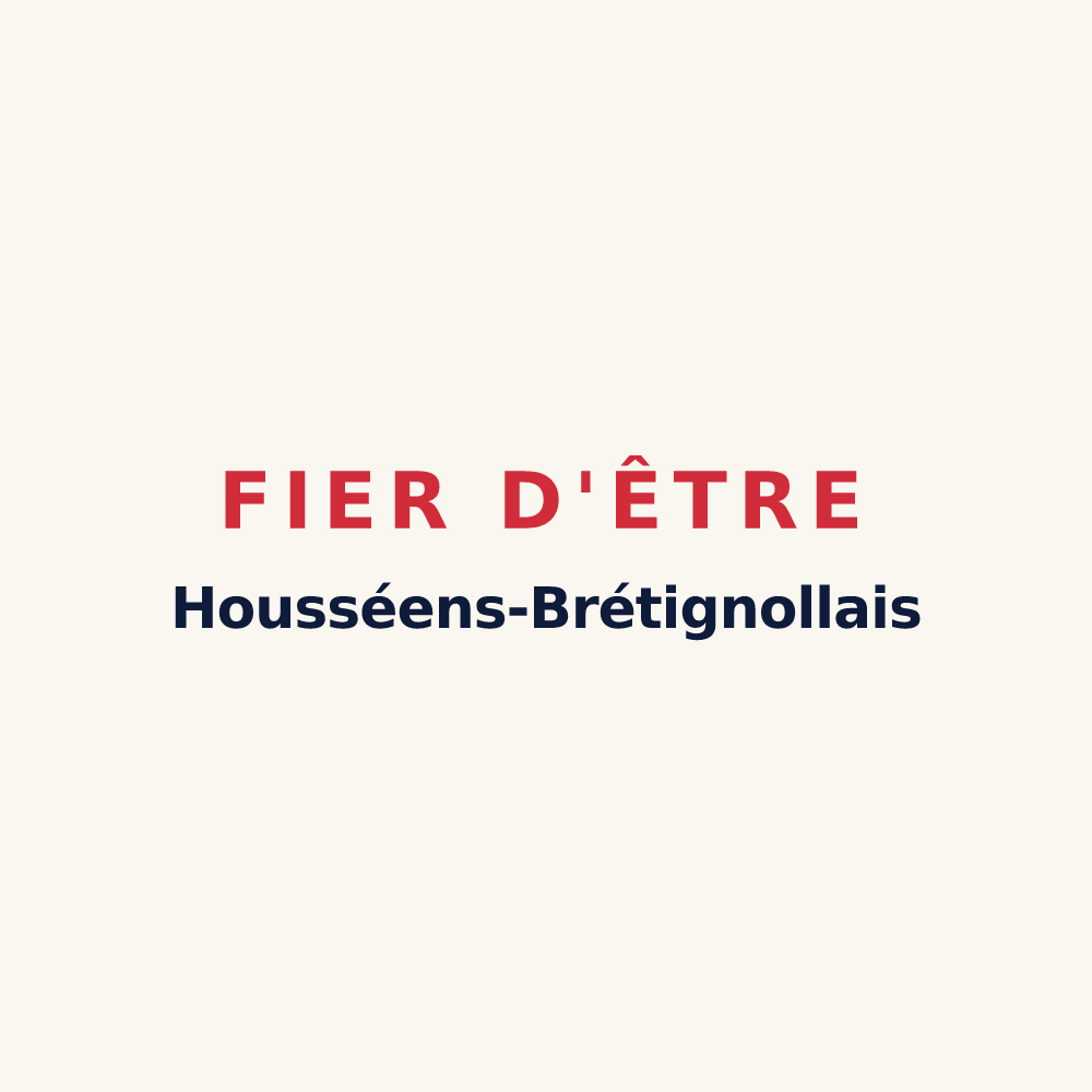 Tasse « Fier d'être Housséens-Brétignollais » — design pour Le Housseau-Brétignolles