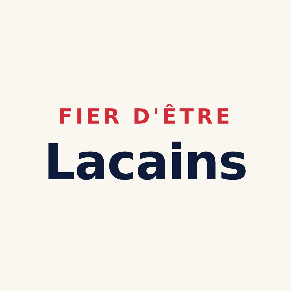 Tasse « Fier d'être Lacains » — design pour Le Lac-d'Issarlès