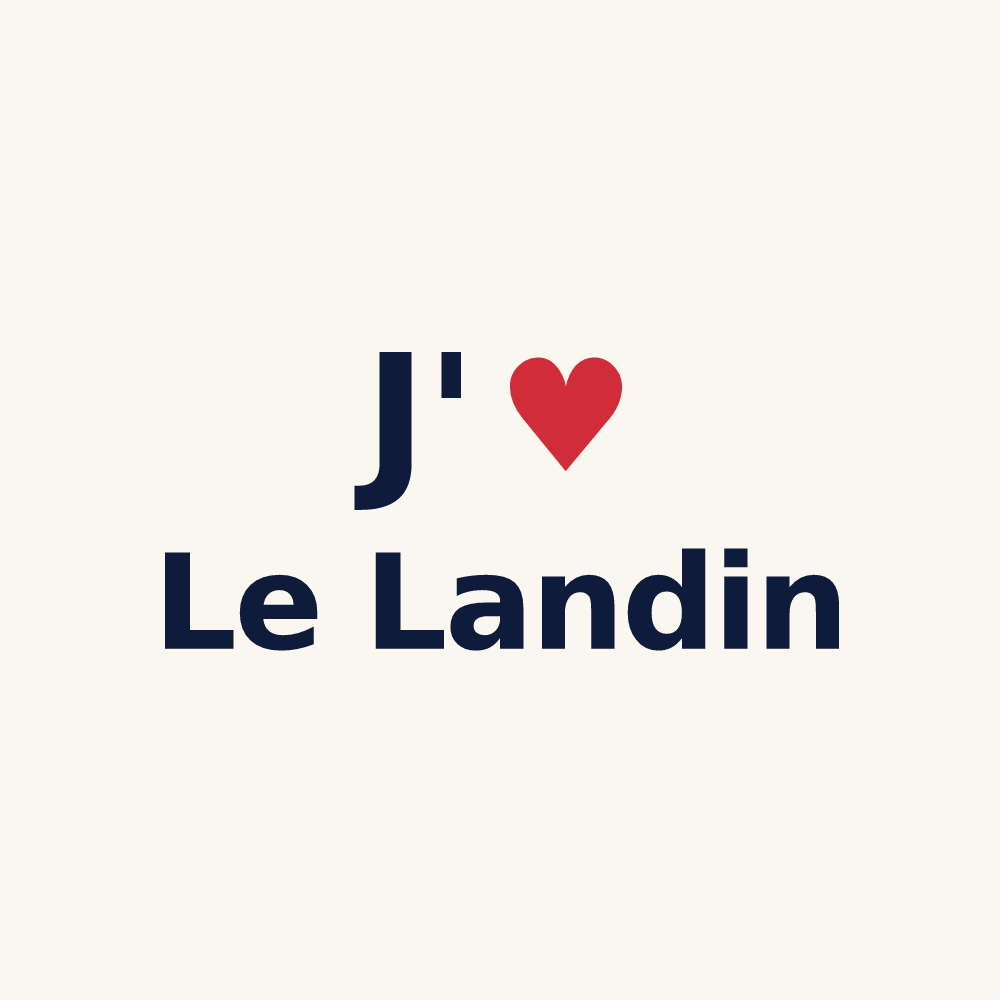 Tasse personnalisée Le Landin — design J'aime Le Landin