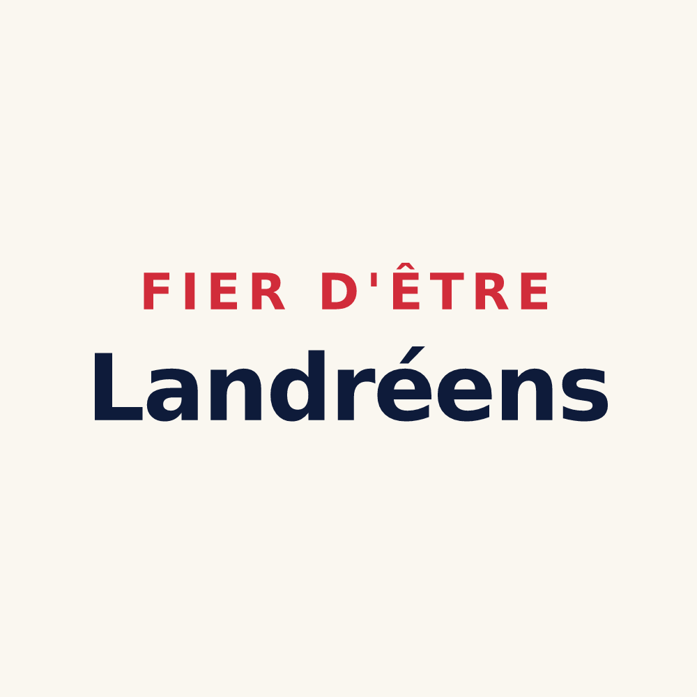Tasse « Fier d'être Landréens » — design pour Le Landreau