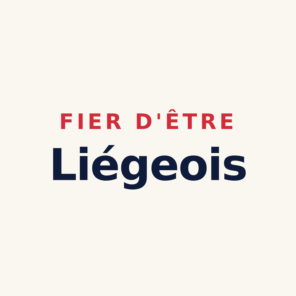 Tasse « Fier d'être Liégeois » — design pour Le Liège