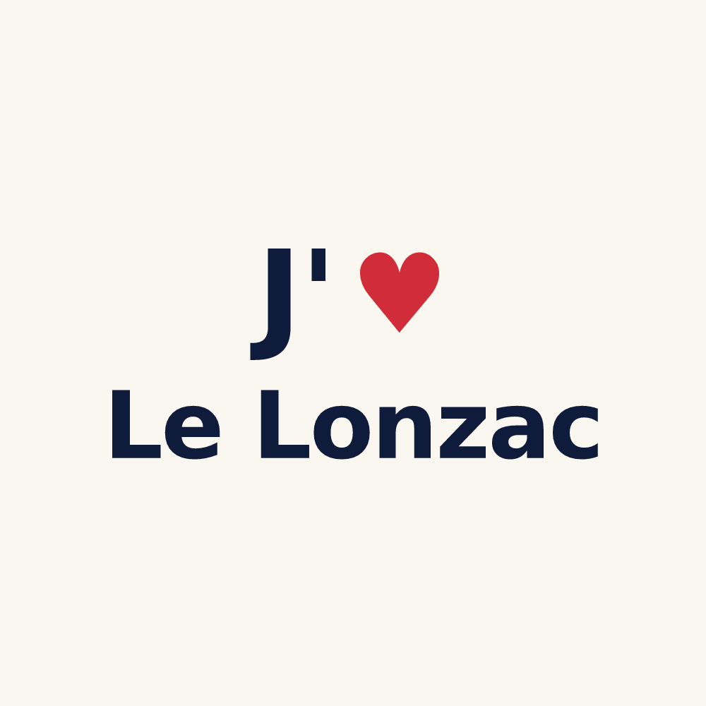 Tasse personnalisée Le Lonzac — design J'aime Le Lonzac