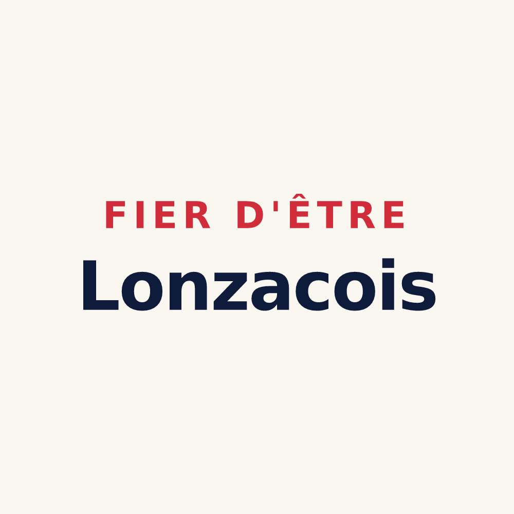 Tasse « Fier d'être Lonzacois » — design pour Le Lonzac