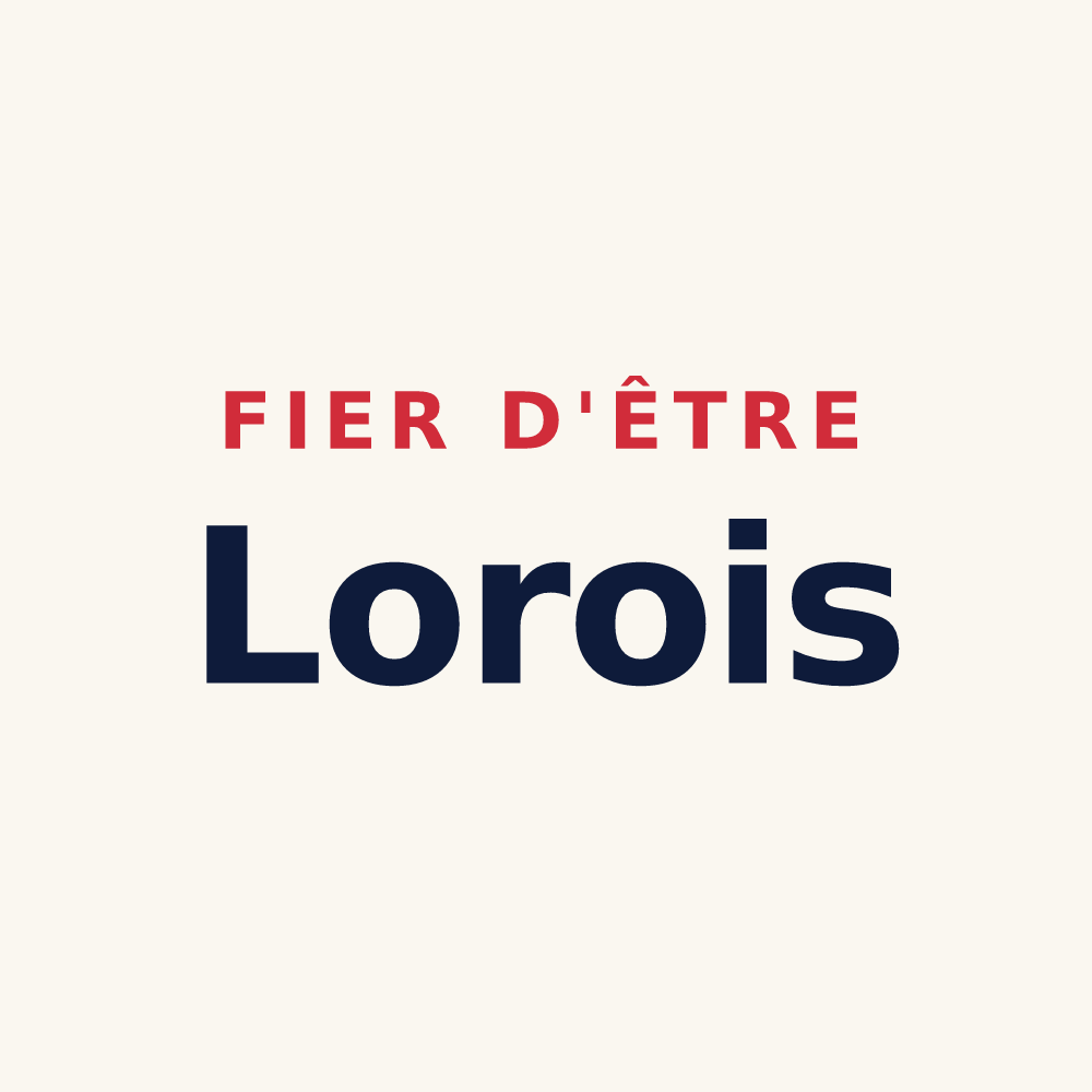 Tasse « Fier d'être Lorois » — design pour Le Loreur