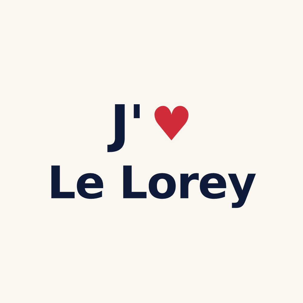 Tasse personnalisée Le Lorey — design J'aime Le Lorey