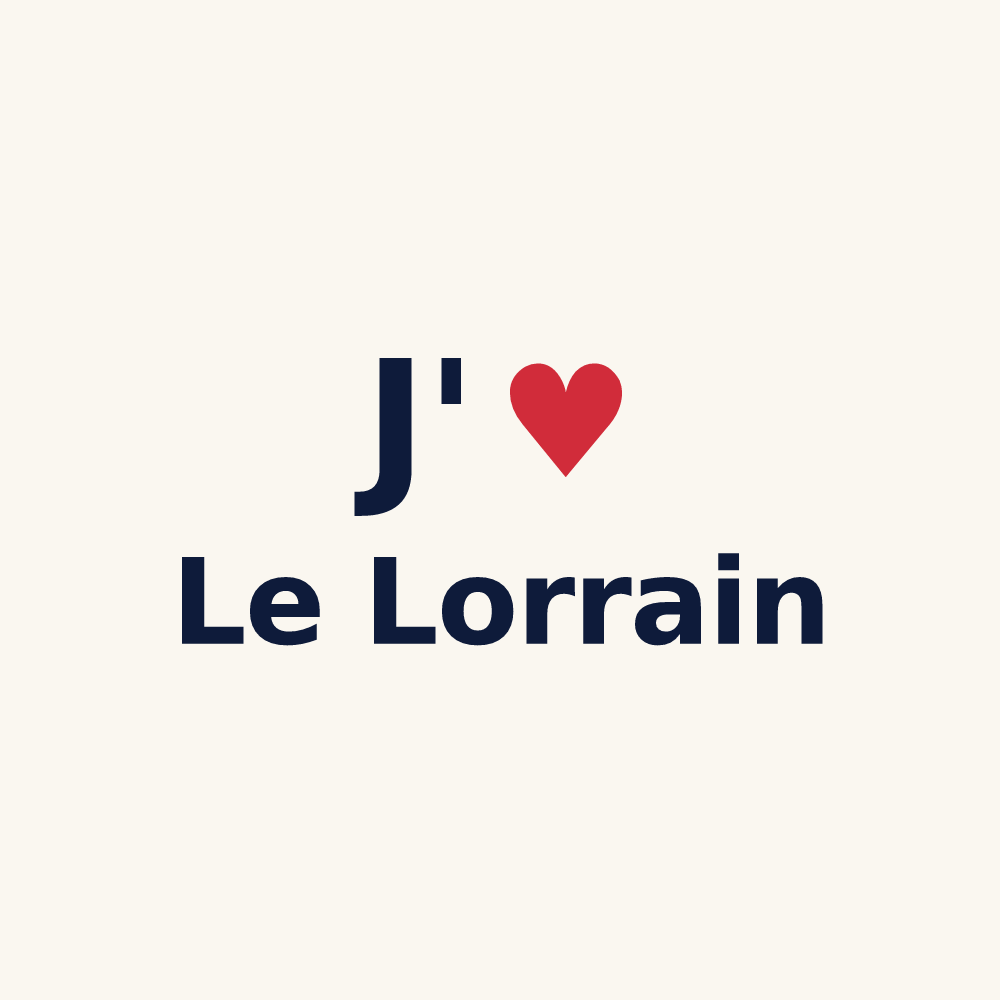 Tasse personnalisée Le Lorrain — design J'aime Le Lorrain