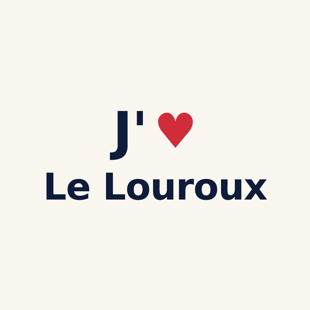 Tasse personnalisée Le Louroux — design J'aime Le Louroux