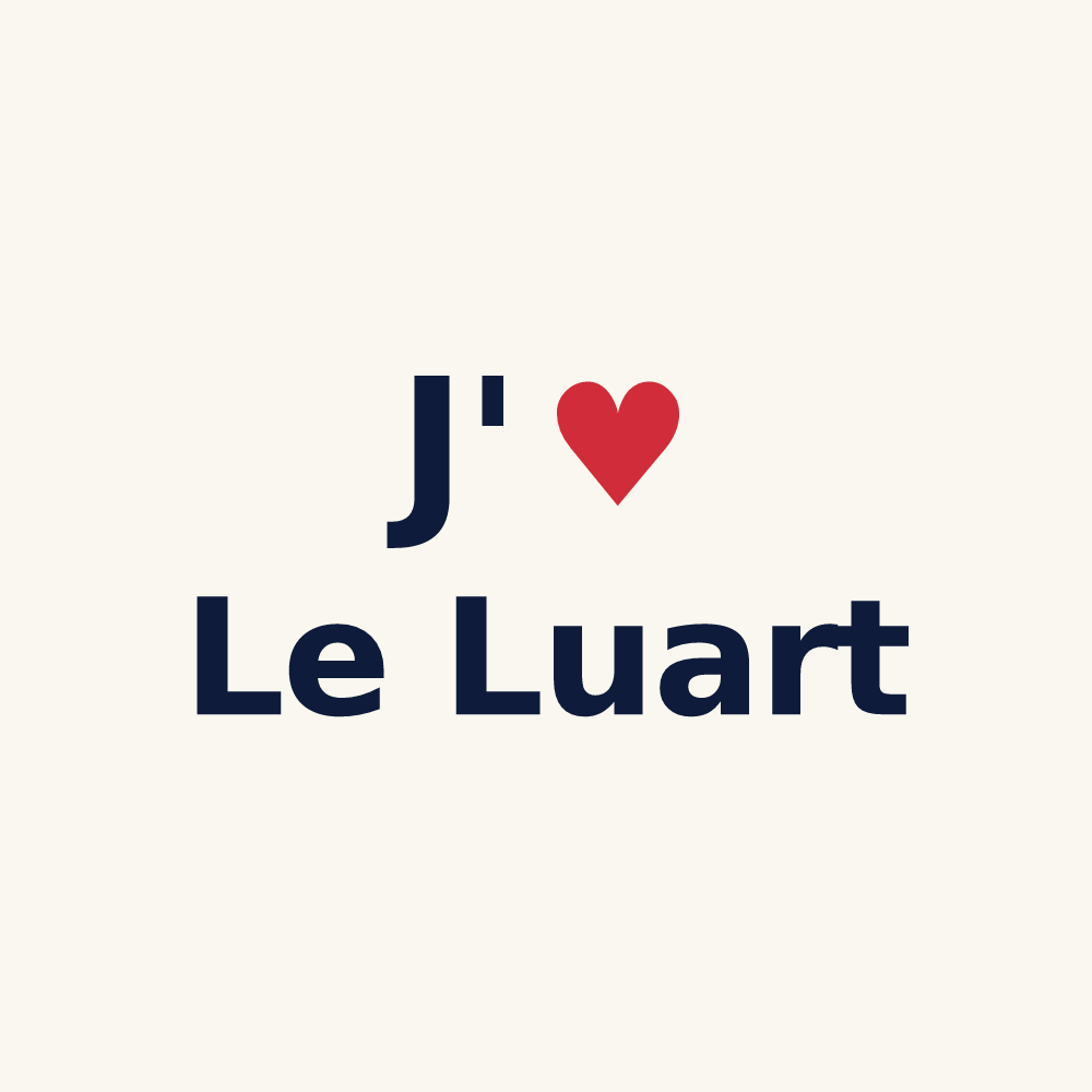 Tasse personnalisée Le Luart — design J'aime Le Luart