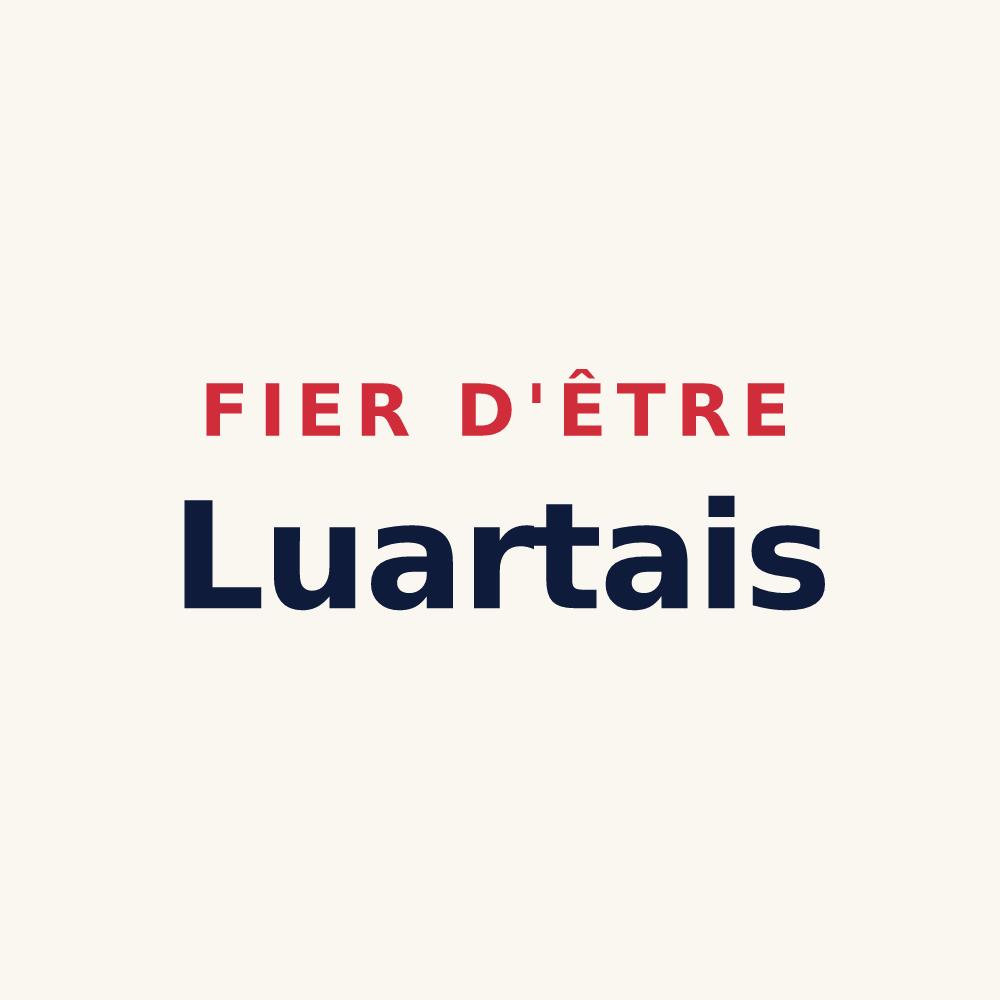 Tasse « Fier d'être Luartais » — design pour Le Luart