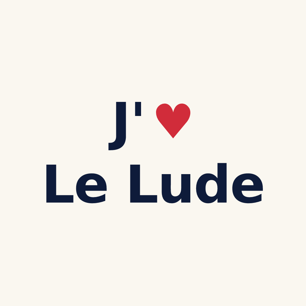 Tasse personnalisée Le Lude — design J'aime Le Lude