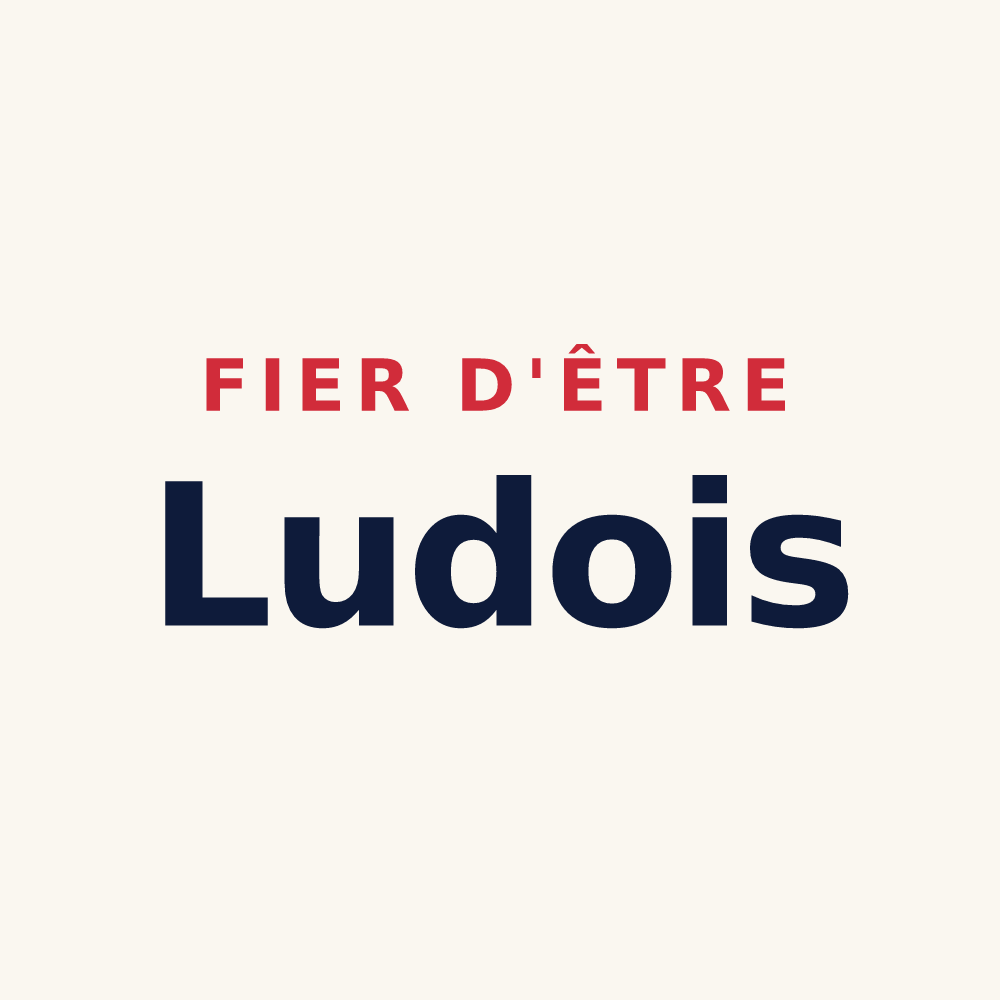 Tasse « Fier d'être Ludois » — design pour Le Lude