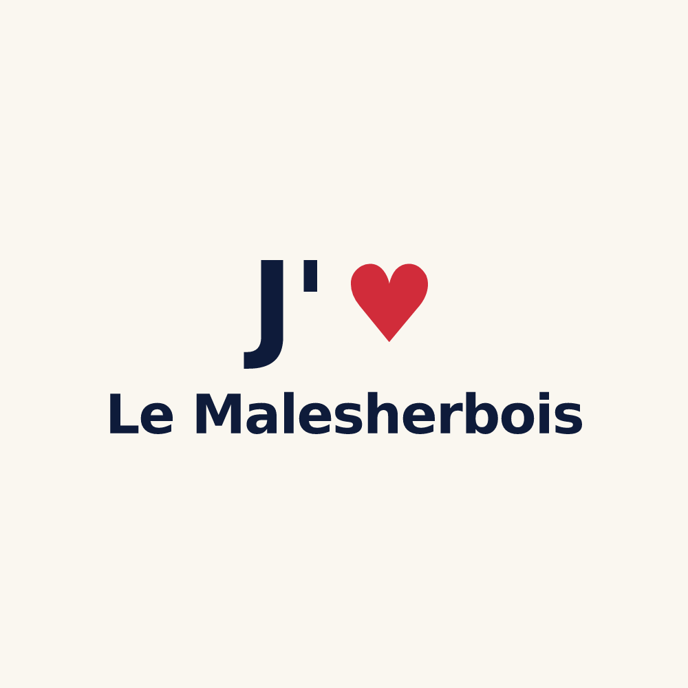 Tasse personnalisée Le Malesherbois — design J'aime Le Malesherbois