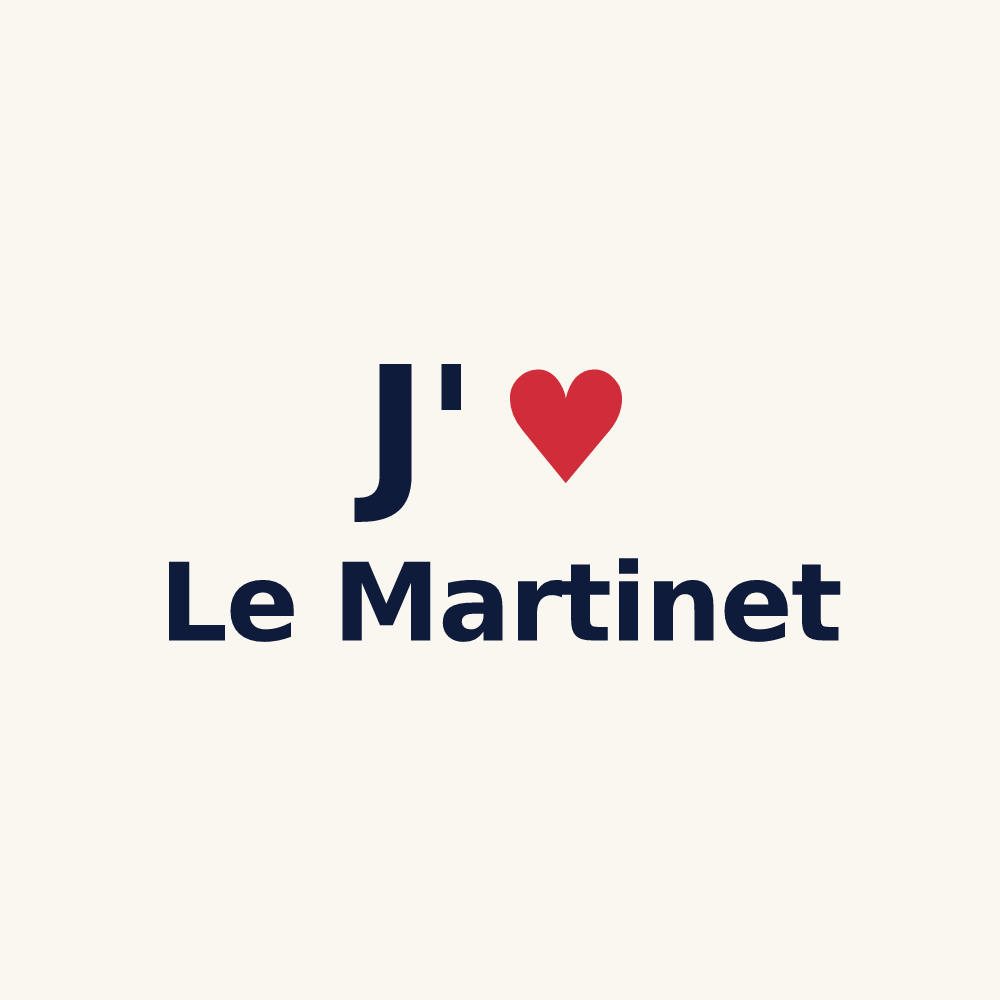 Tasse personnalisée Le Martinet — design J'aime Le Martinet