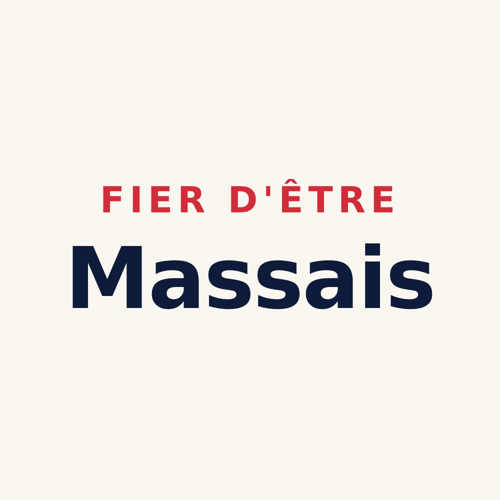 Tasse « Fier d'être Massais » — design pour Le Mas-d'Agenais