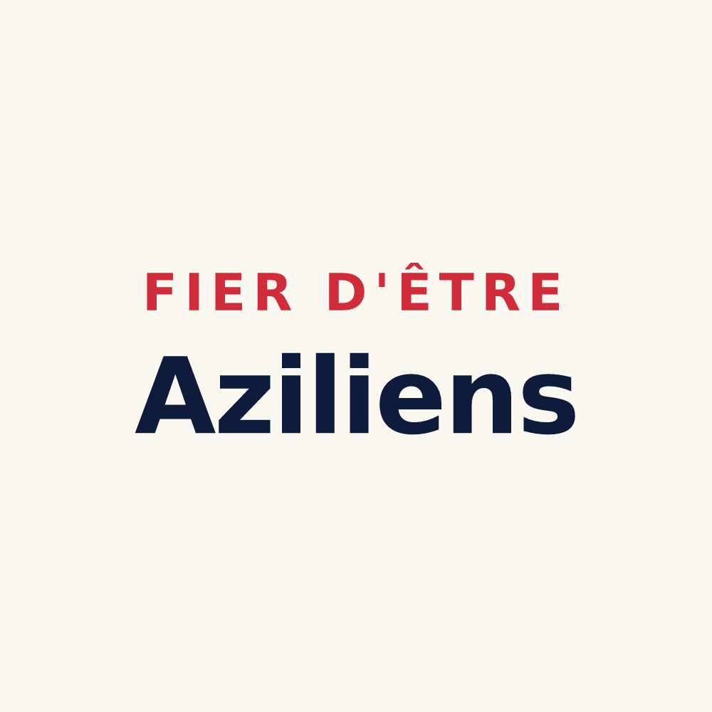Tasse « Fier d'être Aziliens » — design pour Le Mas-d'Azil