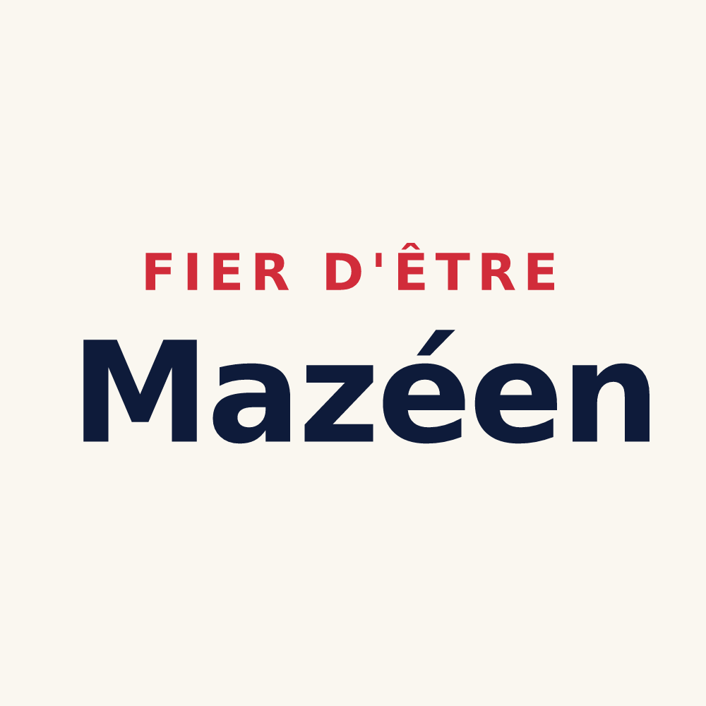 Tasse « Fier d'être Mazéen » — design pour Le Mazeau