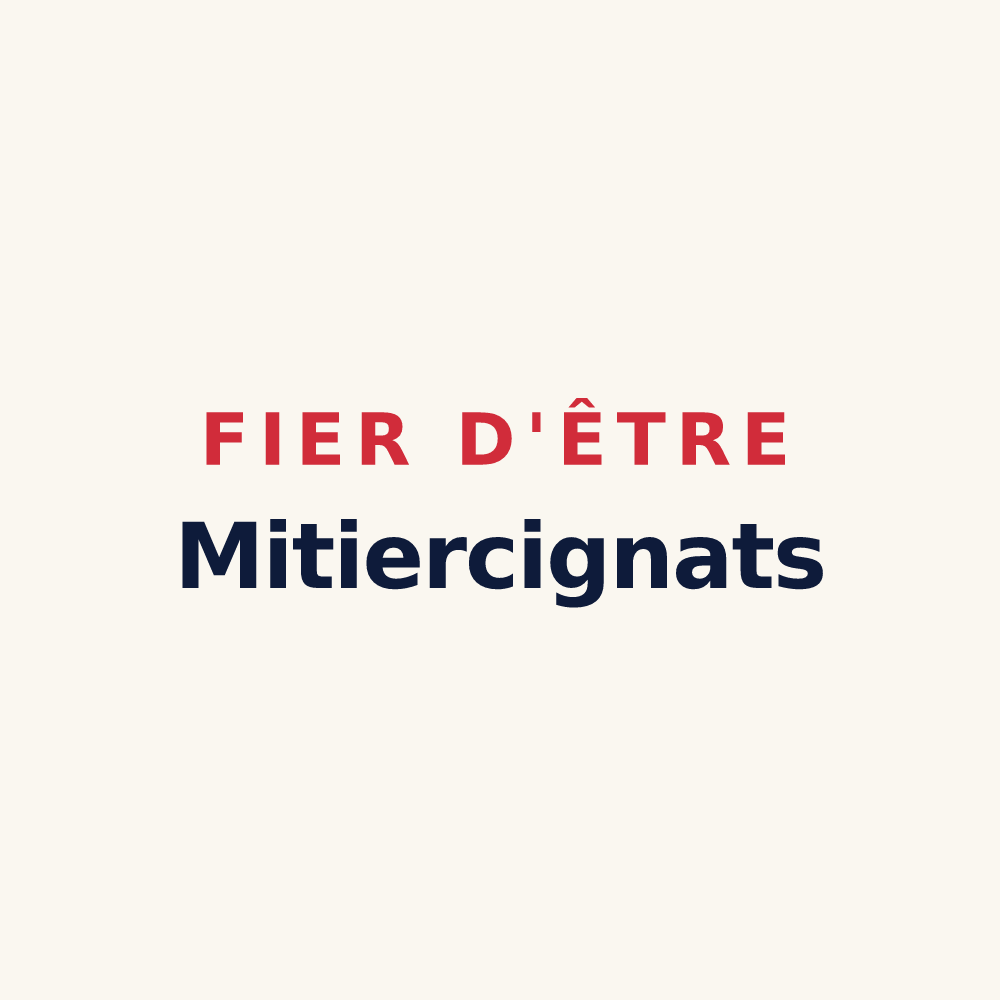 Tasse « Fier d'être Mitiercignats » — design pour Le Meix-Tiercelin