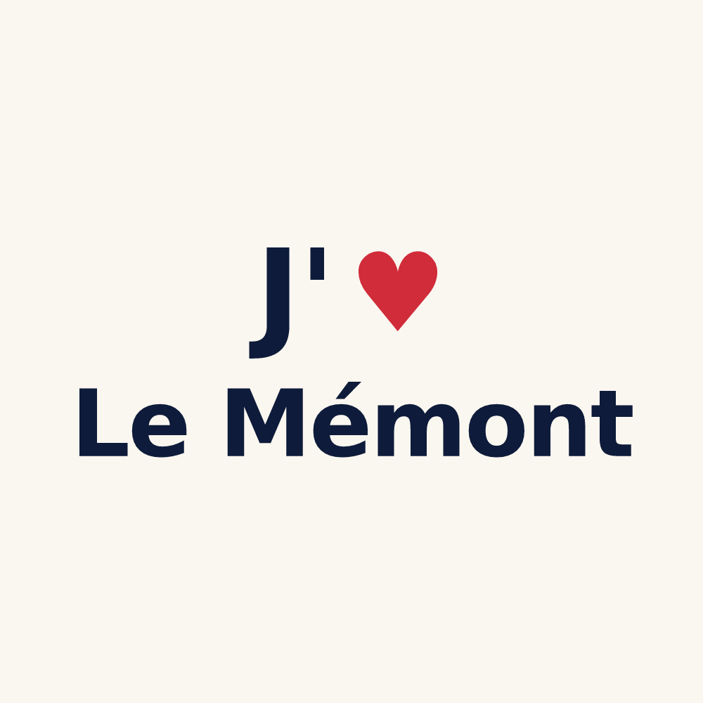 Tasse personnalisée Le Mémont — design J'aime Le Mémont