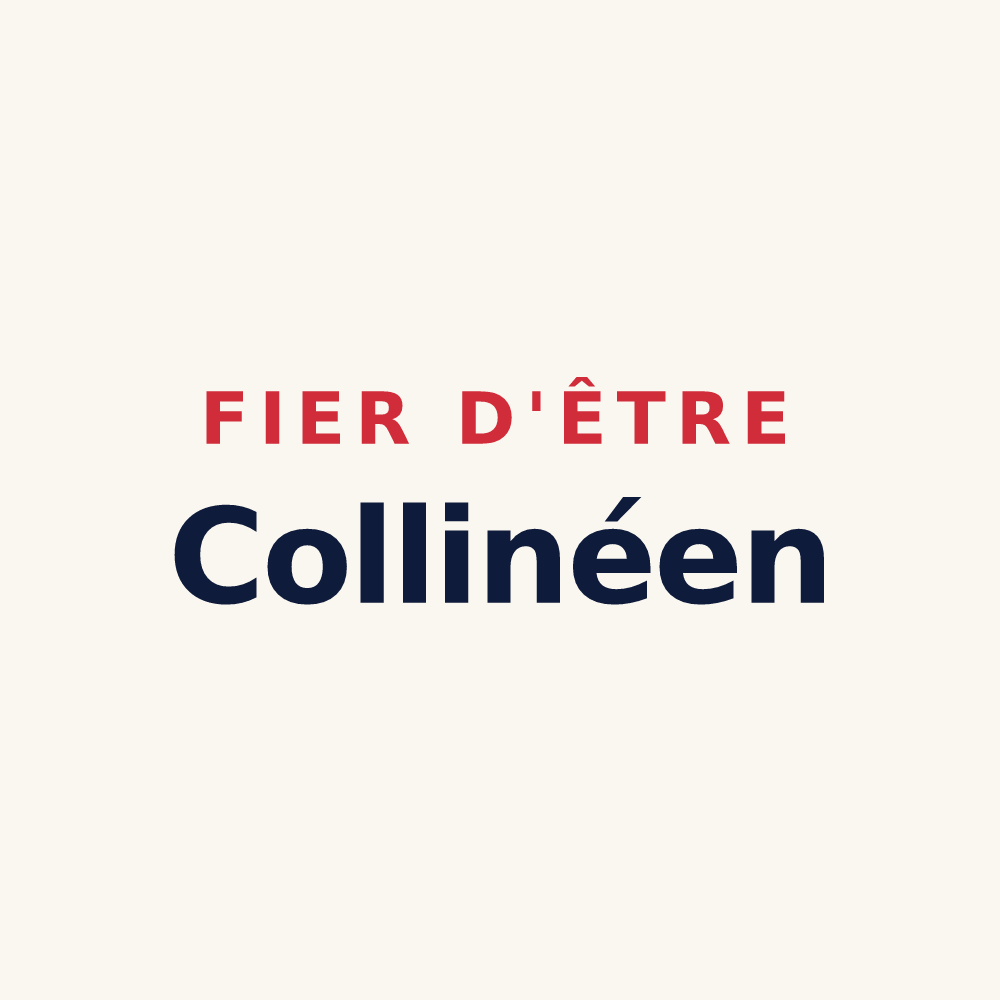 Tasse « Fier d'être Collinéen » — design pour Le Mené