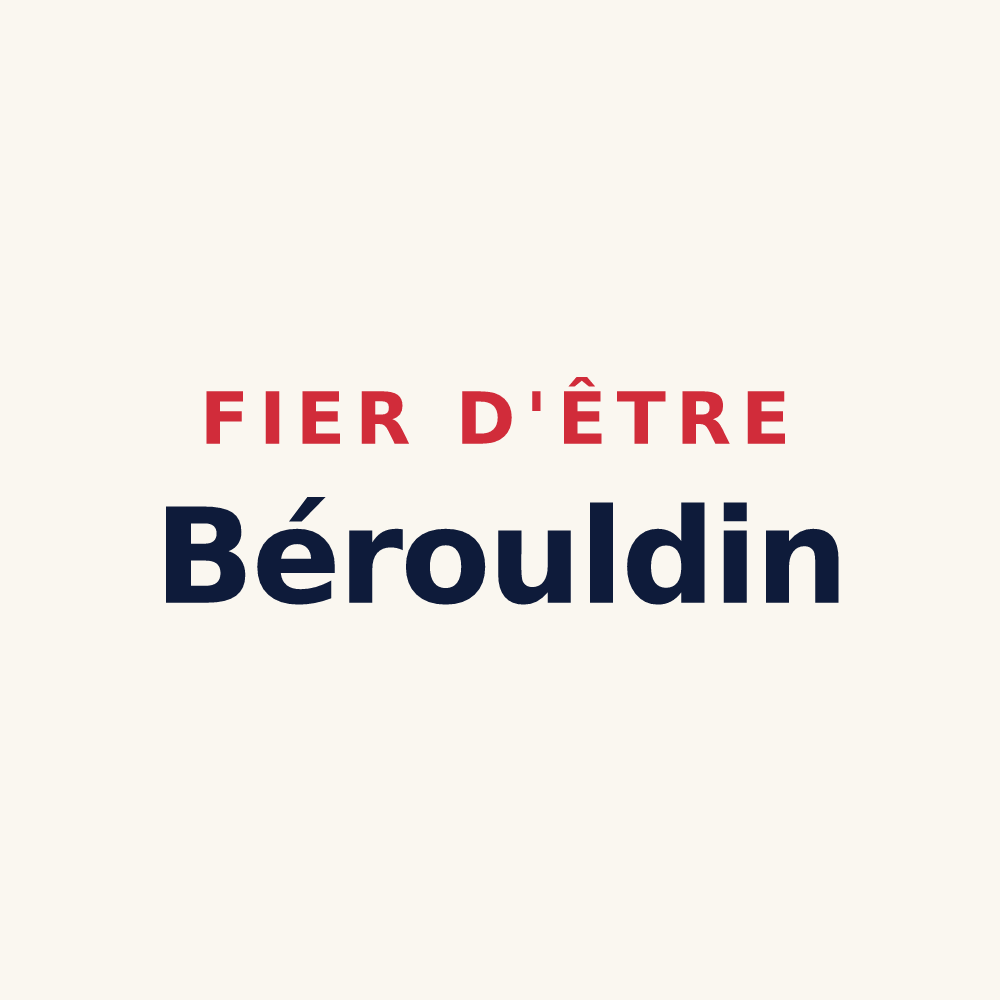 Tasse « Fier d'être Bérouldin » — design pour Le Ménil-Broût