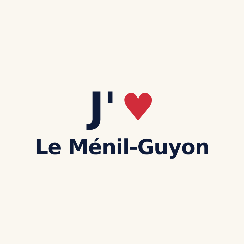 Tasse personnalisée Le Ménil-Guyon — design J'aime Le Ménil-Guyon