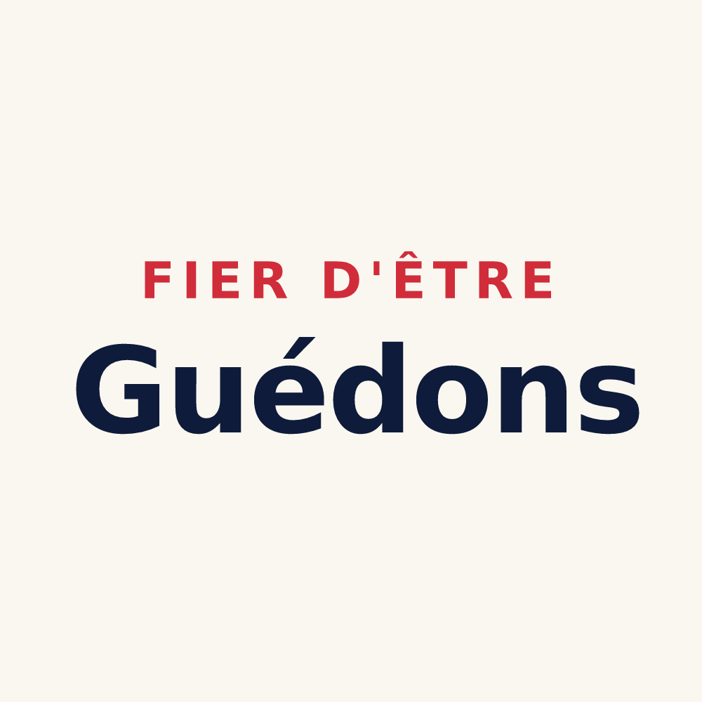 Tasse « Fier d'être Guédons » — design pour Le Ménil