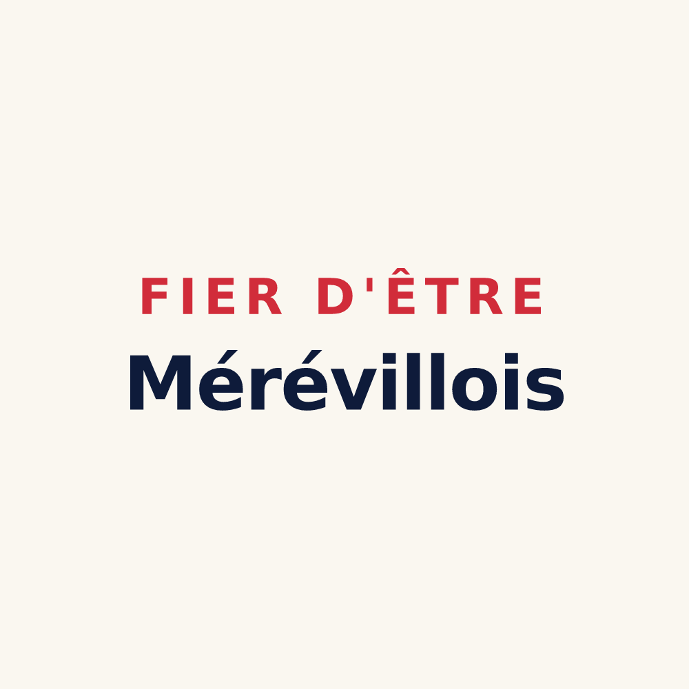 Tasse « Fier d'être Mérévillois » — design pour Le Mérévillois