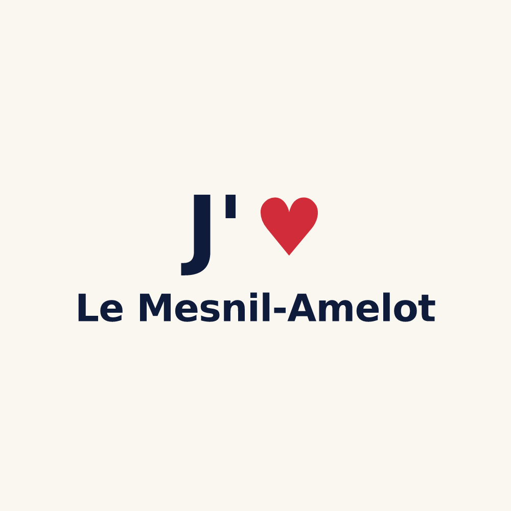 Tasse personnalisée Le Mesnil-Amelot — design J'aime Le Mesnil-Amelot