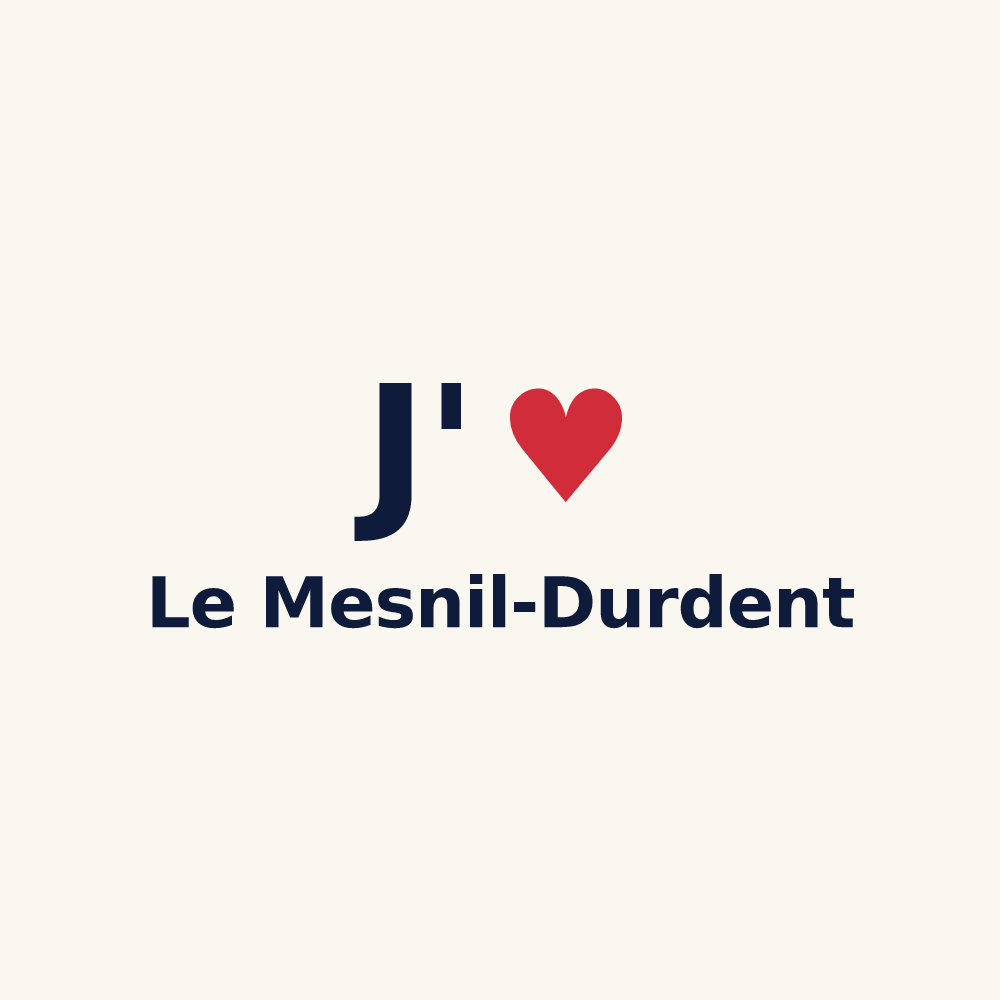 Tasse personnalisée Le Mesnil-Durdent — design J'aime Le Mesnil-Durdent