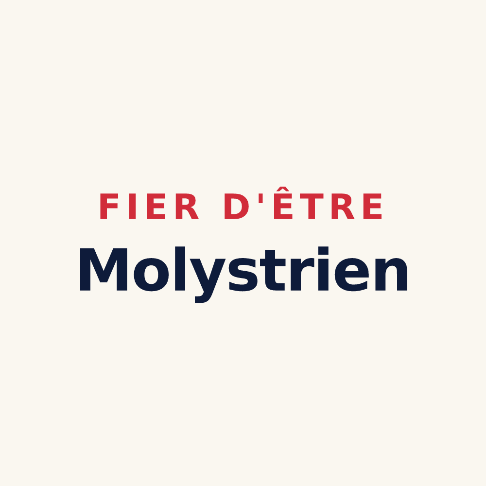 Tasse « Fier d'être Molystrien » — design pour Le Molay-Littry