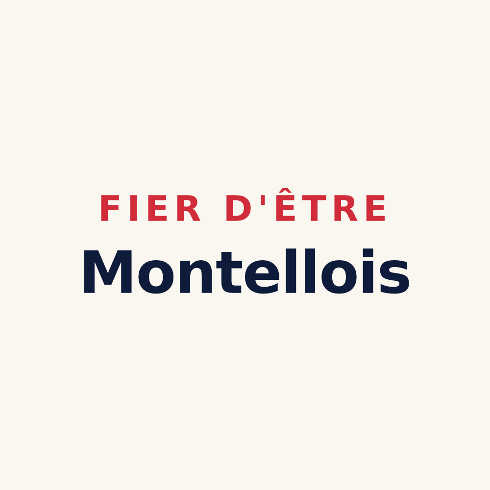 Tasse « Fier d'être Montellois » — design pour Le Monteil