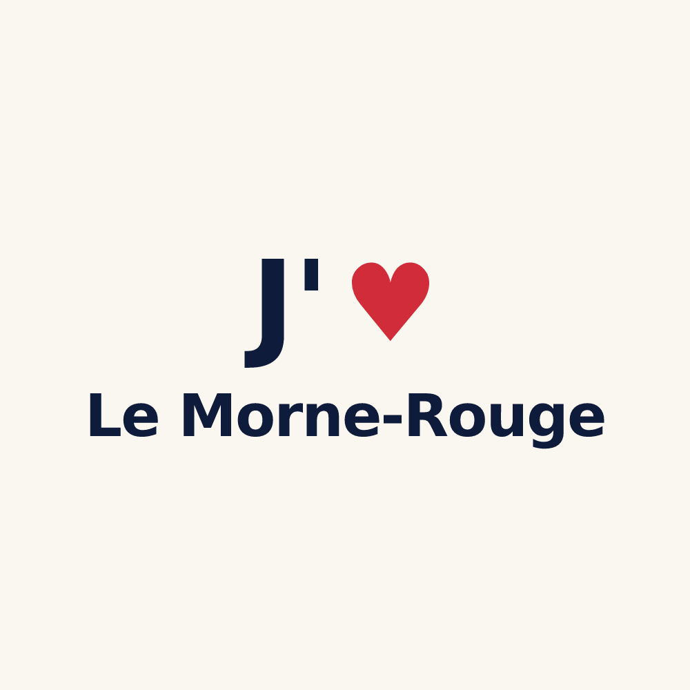 Tasse personnalisée Le Morne-Rouge — design J'aime Le Morne-Rouge
