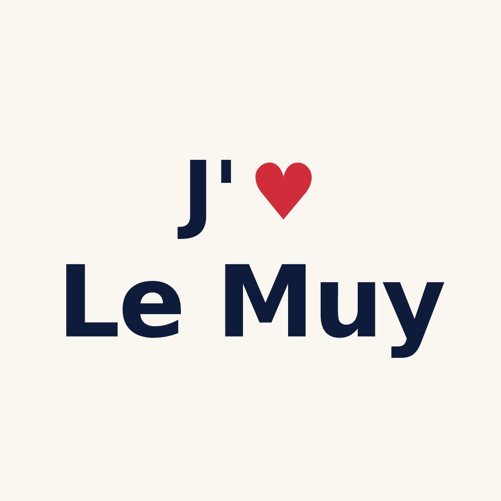 Tasse personnalisée Le Muy — design J'aime Le Muy