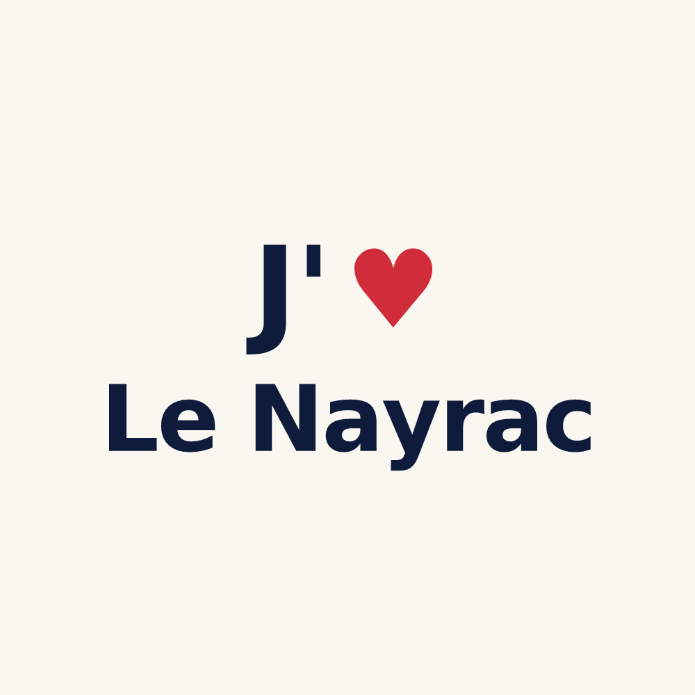 Tasse personnalisée Le Nayrac — design J'aime Le Nayrac