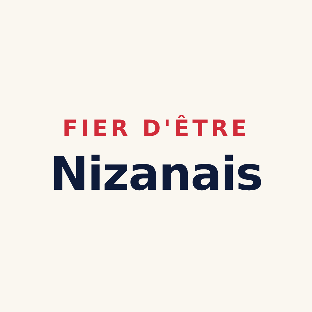Tasse « Fier d'être Nizanais » — design pour Le Nizan