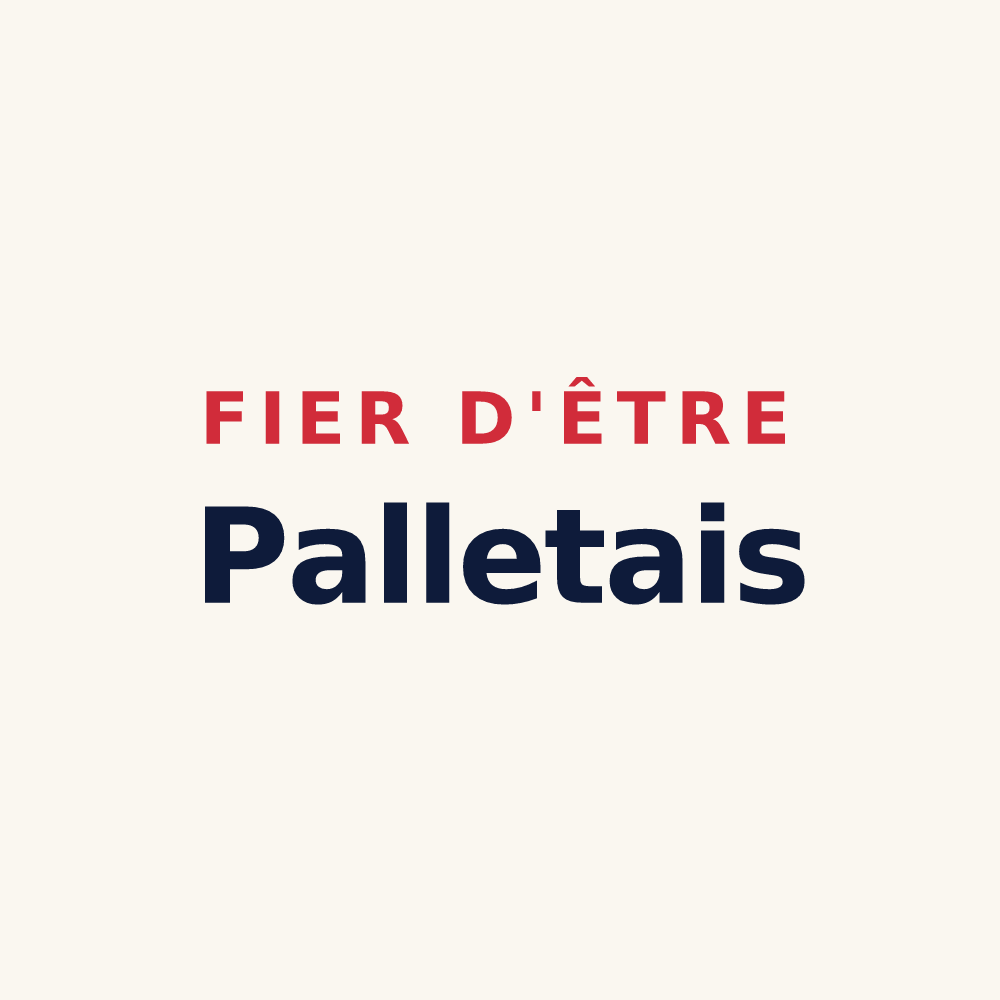 Tasse « Fier d'être Palletais » — design pour Le Pallet