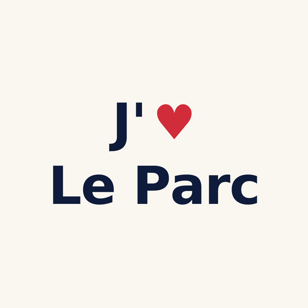 Tasse personnalisée Le Parc — design J'aime Le Parc