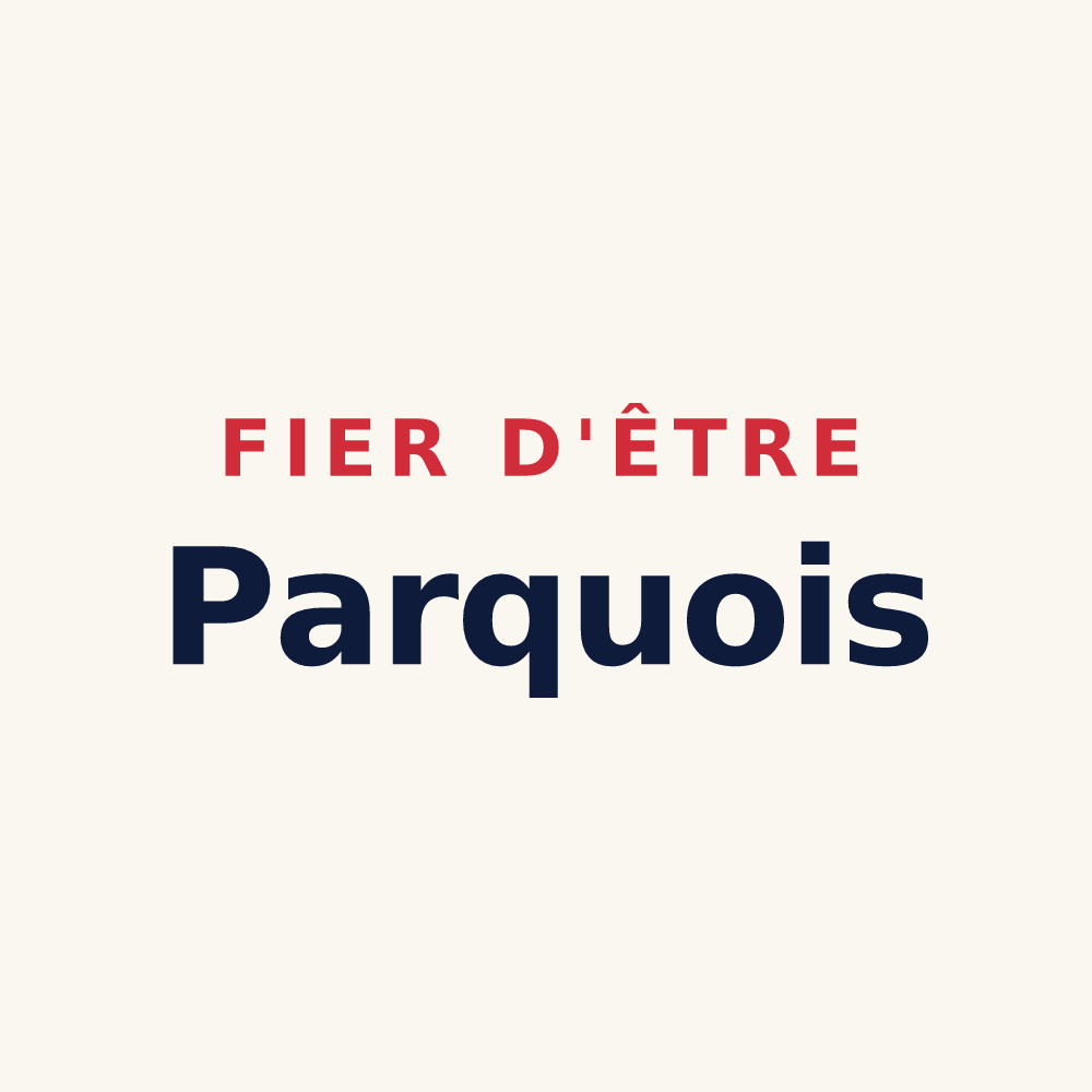 Tasse « Fier d'être Parquois » — design pour Le Parc
