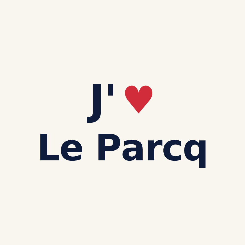 Tasse personnalisée Le Parcq — design J'aime Le Parcq