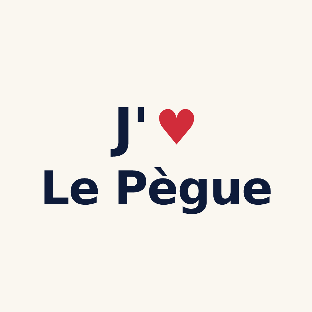 Tasse personnalisée Le Pègue — design J'aime Le Pègue