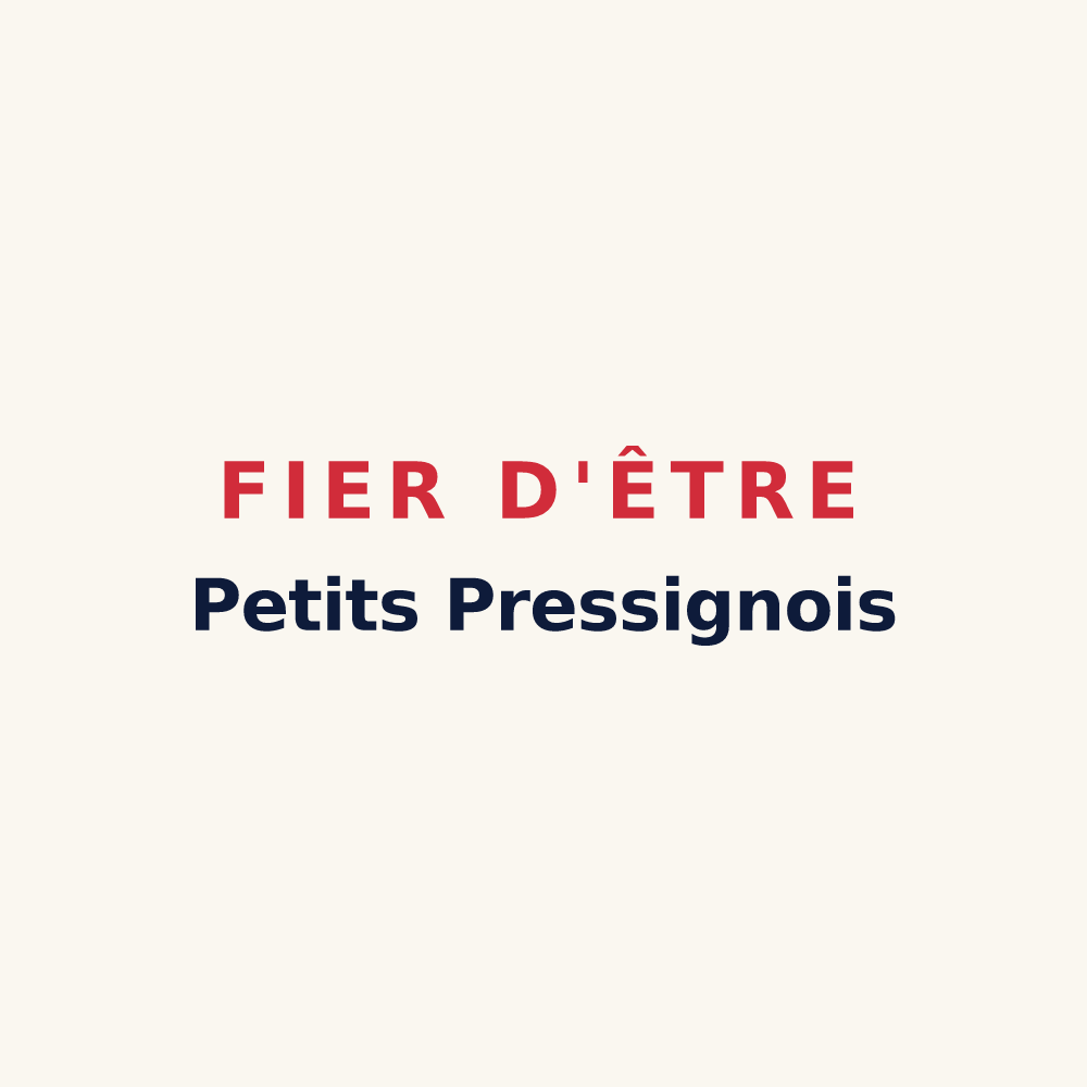Tasse « Fier d'être Petits Pressignois » — design pour Le Petit-Pressigny