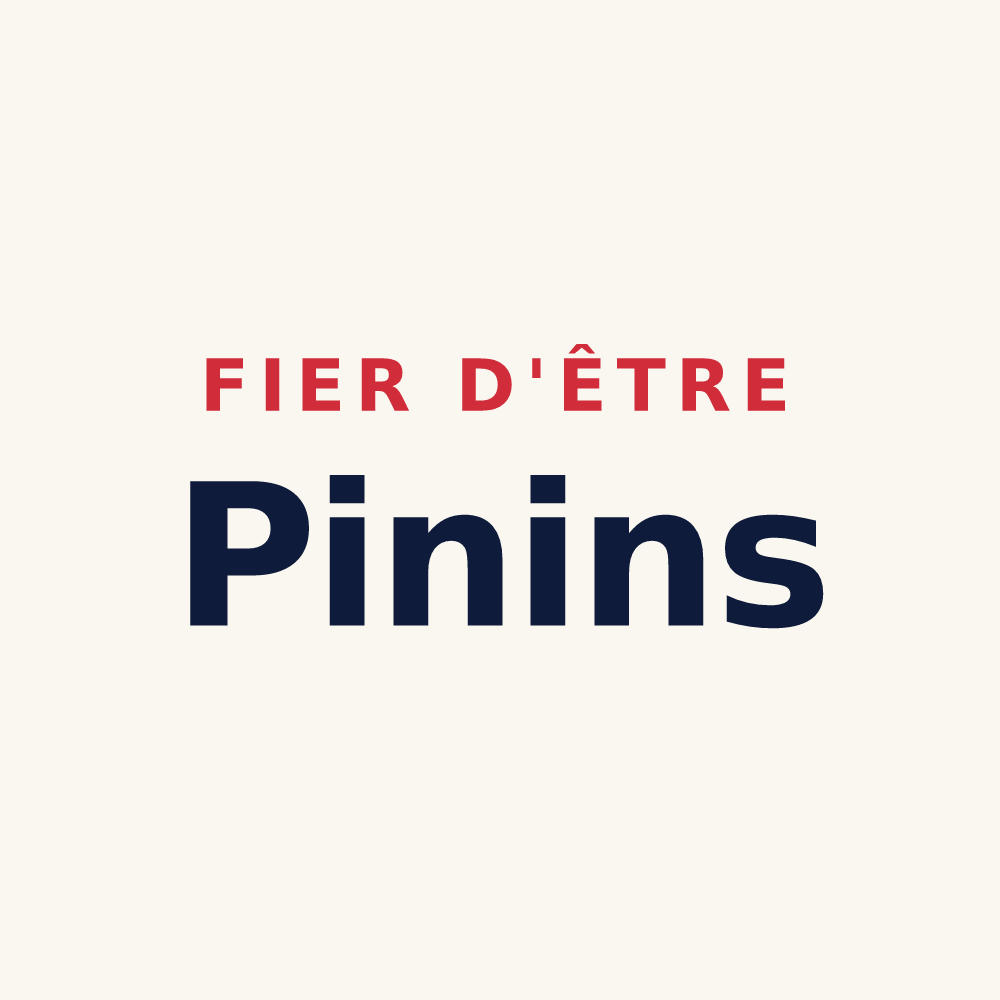 Tasse « Fier d'être Pinins » — design pour Le Pin