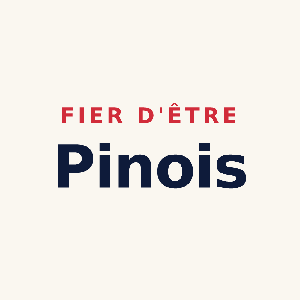 Tasse « Fier d'être Pinois » — design pour Le Pin