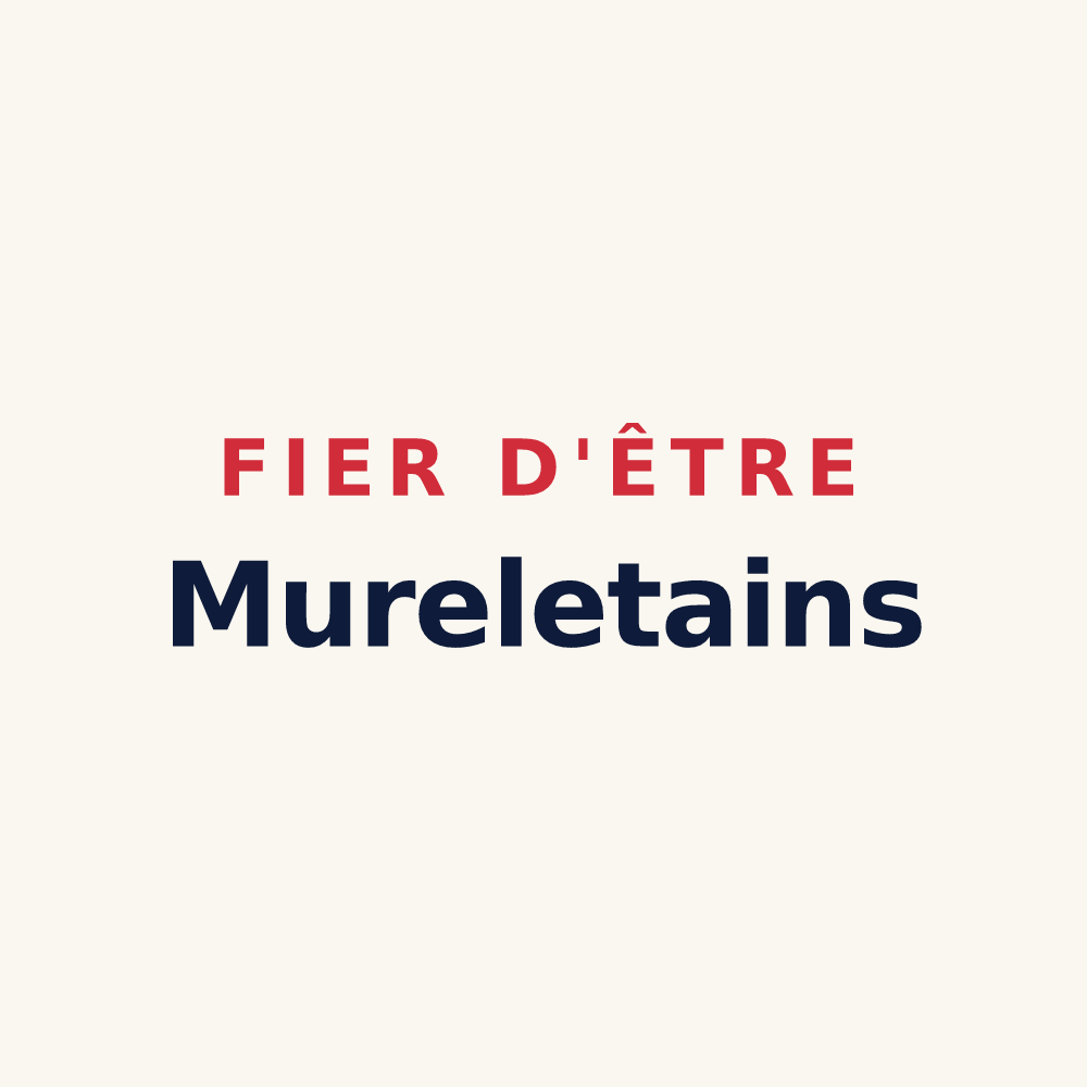 Tasse « Fier d'être Mureletains » — design pour Le Pin-Murelet