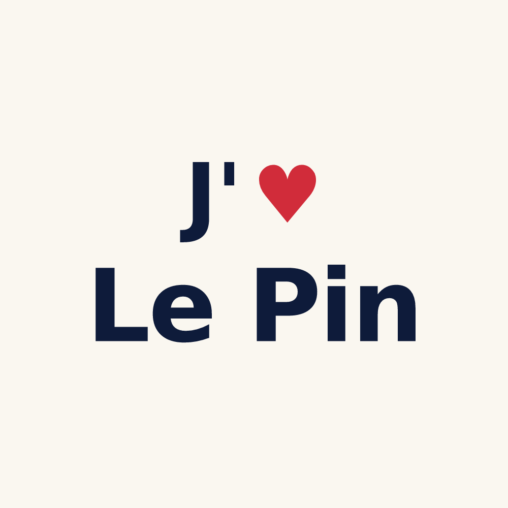 Tasse personnalisée Le Pin — design J'aime Le Pin