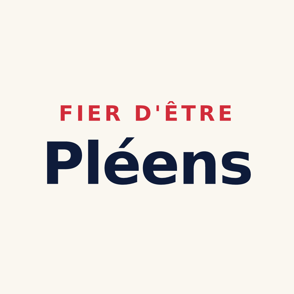 Tasse « Fier d'être Pléens » — design pour Le Pla