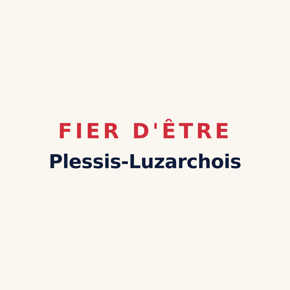 Tasse « Fier d'être Plessis-Luzarchois » — design pour Le Plessis-Luzarches