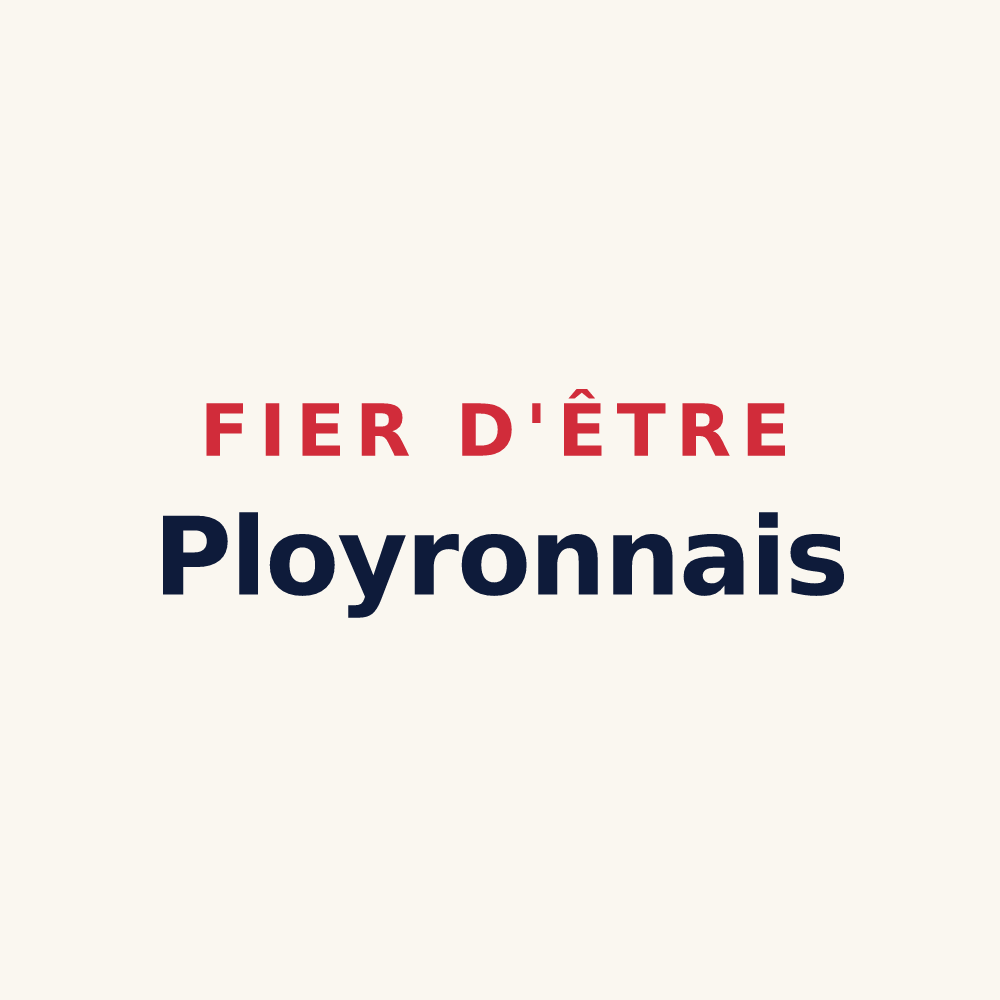 Tasse « Fier d'être Ployronnais » — design pour Le Ployron