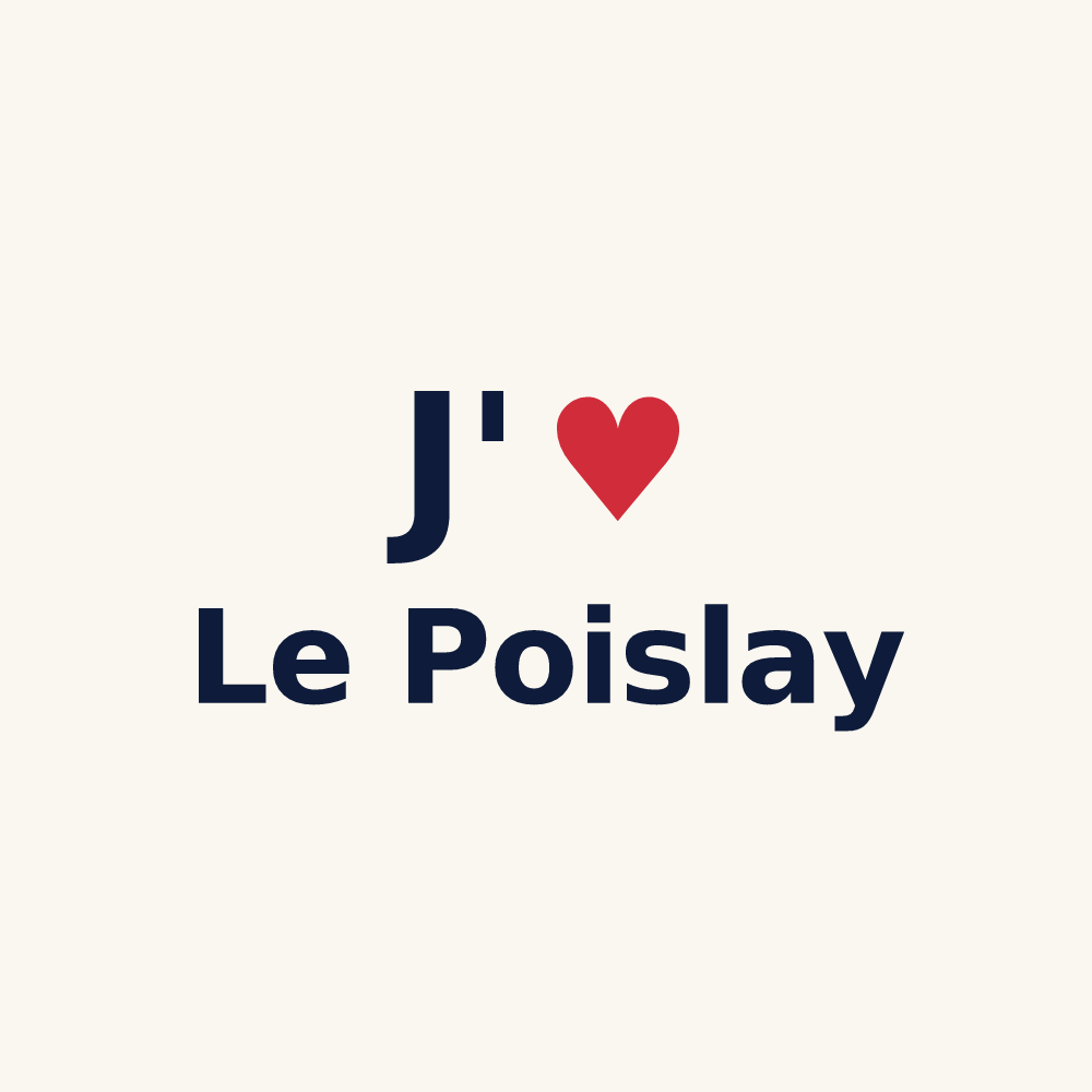 Tasse personnalisée Le Poislay — design J'aime Le Poislay
