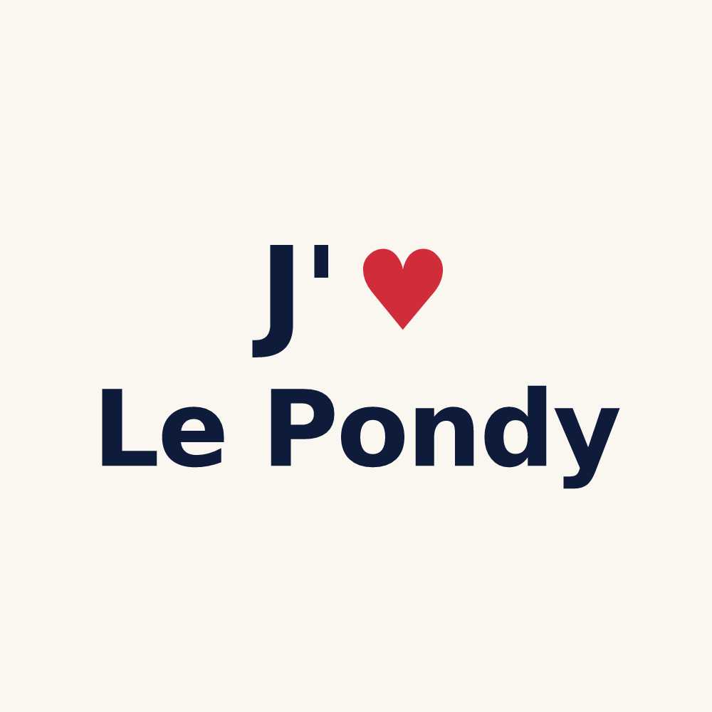 Tasse personnalisée Le Pondy — design J'aime Le Pondy